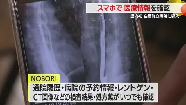県内初・「いつでも」「どこでも」スマートフォンで自分の医療情報を手軽に確認できる　山形・白鷹町 画像