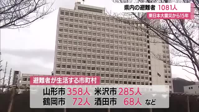 6割超「山形で生活続けたい」　県内で暮らす東日本大震災の避難者1081人（前年比-78人）　山形 画像