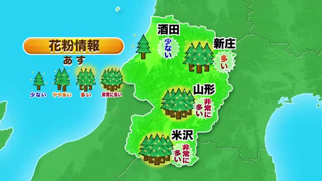 【13日の天気／山形】天気の変化に注意を...晴れ間はあるがにわか雨・雪の可能性も　寒さ対策を 画像
