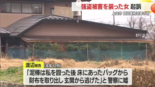 ウソの強盗被害を警察に通報した女が起訴　山形・上山市 画像