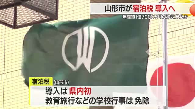 山形市で「宿泊税」導入へ...税収見込みは年間約1億7000万円 画像