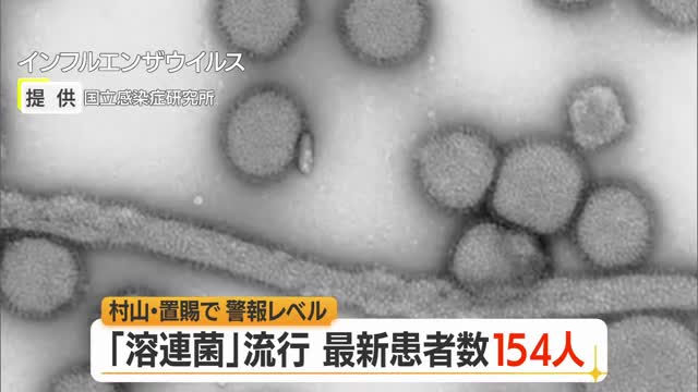 溶連菌の患者数154人（前週比+17人）...村山・置賜で警報レベル　インフルエンザも患者増　山形 画像