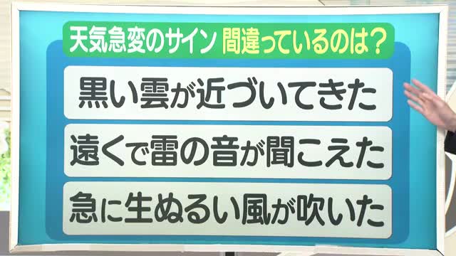 【天気／山形】天気ふりかえり＆天気急変のサインは？　中村友祐気象予報士の天気予報(1) 画像