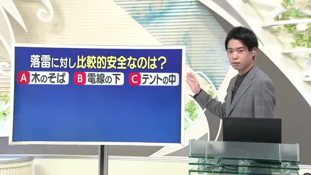 【天気／山形】天気ふりかえり＆落雷時、比較的安全なのは？　中村友祐気象予報士の天気予報(1) 画像