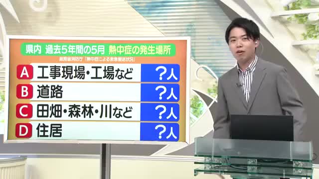 【天気／山形】天気ふりかえり＆5月に熱中症が最も発生する場所は？　中村友祐気象予報士の天気予報(1) 画像