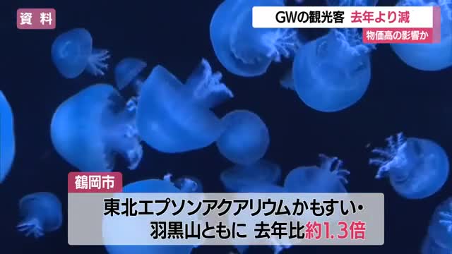 ゴールデンウイークの県内観光客89万人（前年比-6万人）　かもすい・羽黒山は前年比1.3倍　山形 画像