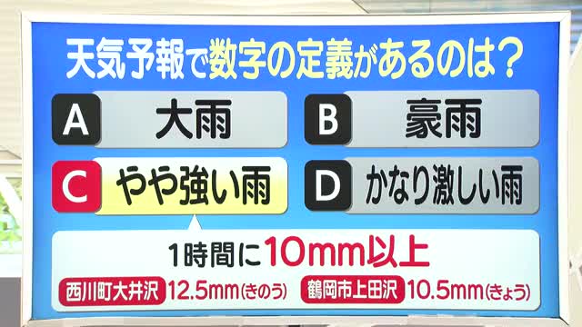 【天気／山形】やや強い雨は1時間に10ミリ以上＆週末の詳しい天気　中村友祐気象予報士の天気予報(2) 画像