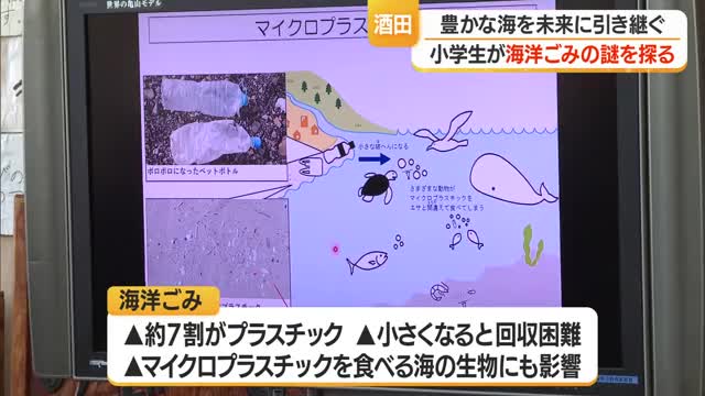 海洋ごみの約7割がプラスチック...海の生き物にも影響があることを学ぶ海洋教室　山形・酒田市 画像