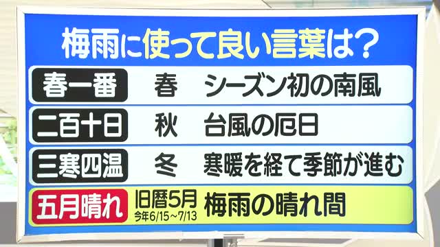 【天気／山形】梅雨に使えるのは「五月晴れ」＆30日の詳しい天気　中村友祐気象予報士の天気予報(2) 画像