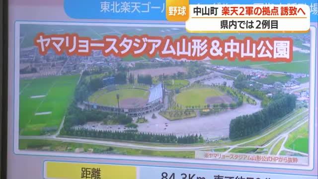 「楽天2軍誘致」へ中山町が名乗り　ヤマリョースタジアム山形・中山公園を提案予定　山形 画像