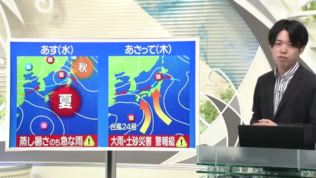 【天気／山形】2日　庄内・最上で雷雨に注意　3日午前中雨に警戒を　中村友祐気象予報士の予報(2) 画像