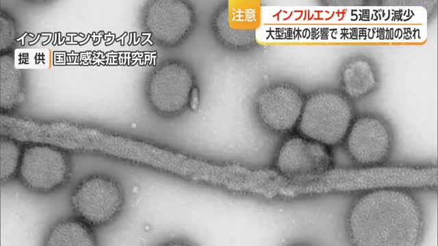 【インフルエンザ／山形】患者数159人（前週比-120人）　連休明け・来週以降は感染者増えるおそれ 画像
