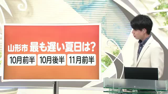 【天気／山形】県内22地点中16地点で夏日＆天気ふりかえり　中村友祐気象予報士の予報(1) 画像
