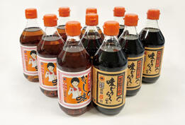 味どうらくの里5本・かくし味5本<br>500㎖商品詰め合わせ