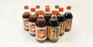 味どうらくの里5本・かくし味5本<br>500㎖商品詰め合わせ